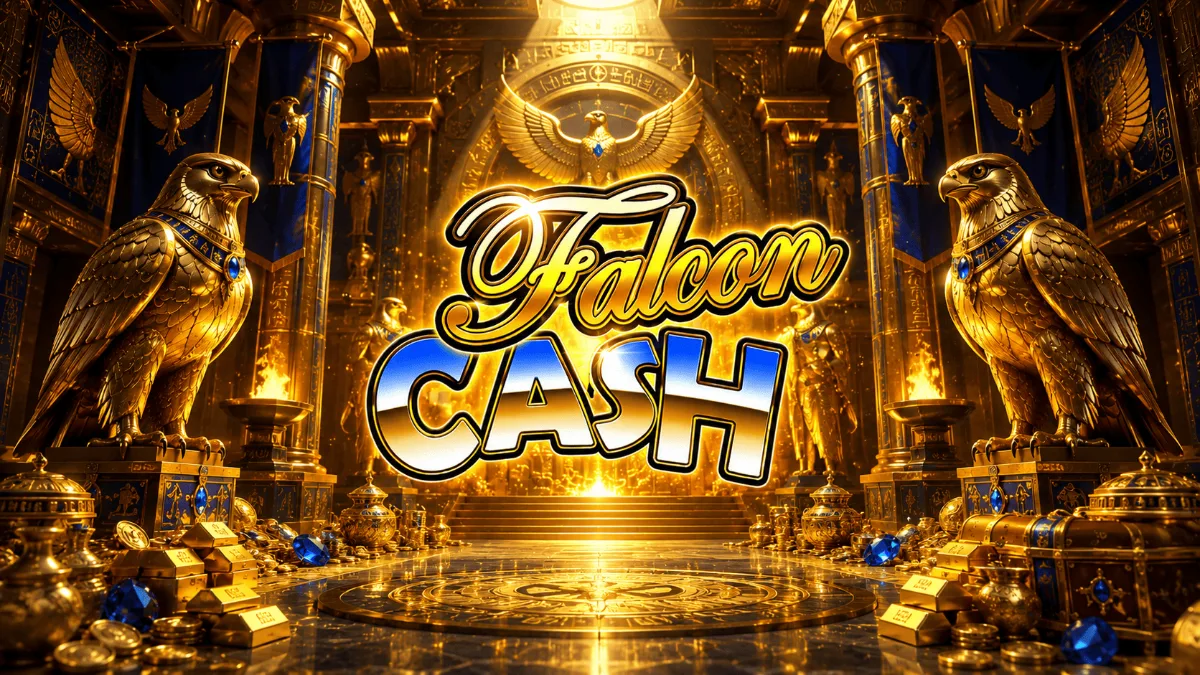 Función Hold and Win de Falcon Cash con monedas